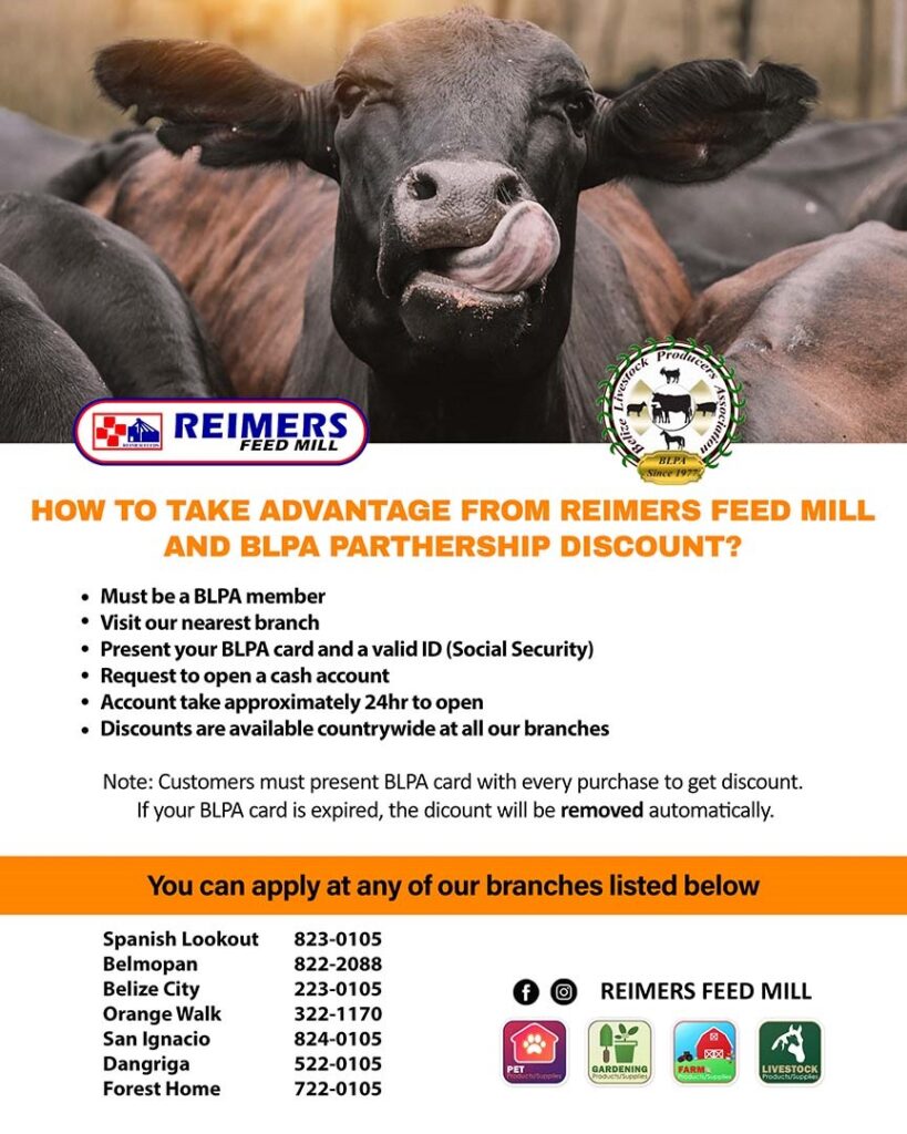 BPLA and Reimers Feed Mill Discount